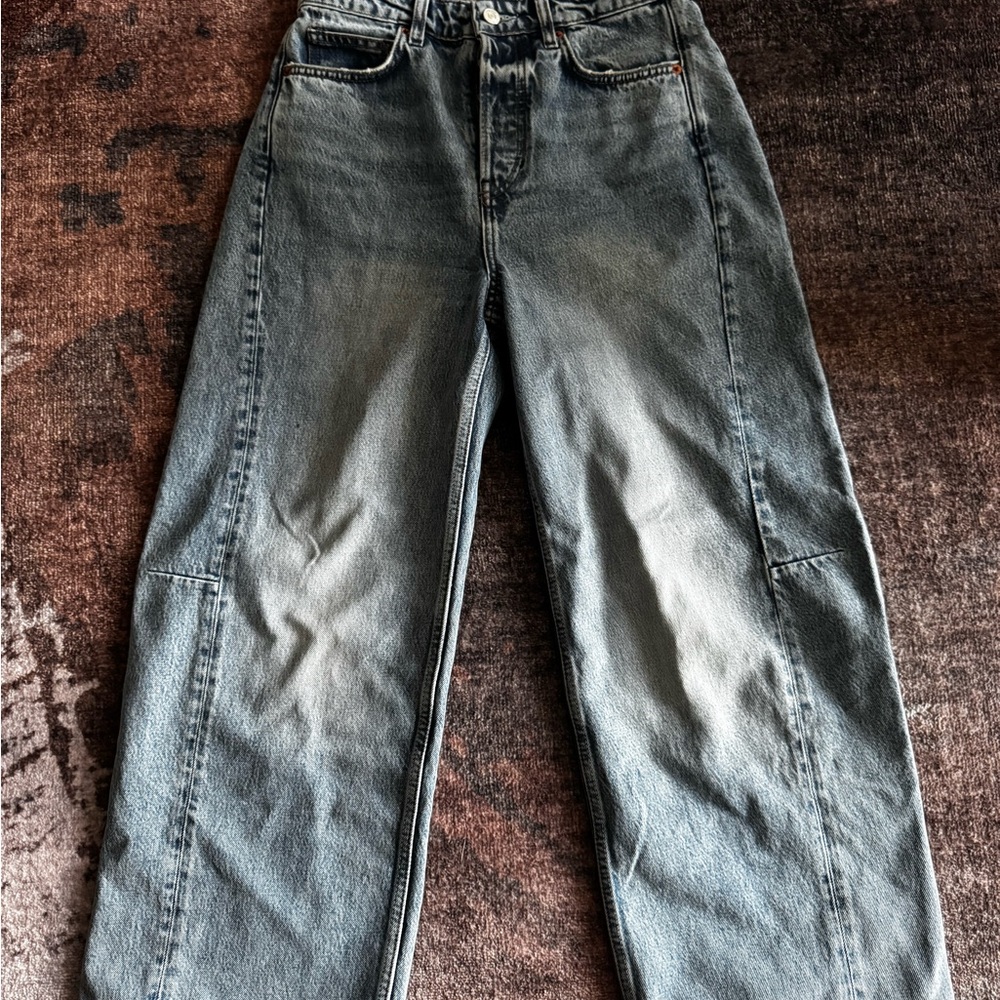 Reformation Classic Boyfriend Jeans in Indigo Blue - Picture 3 of 6